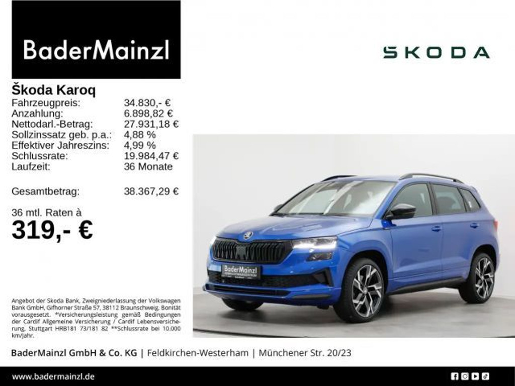 Skoda Karoq Sportline 1.5 TSI