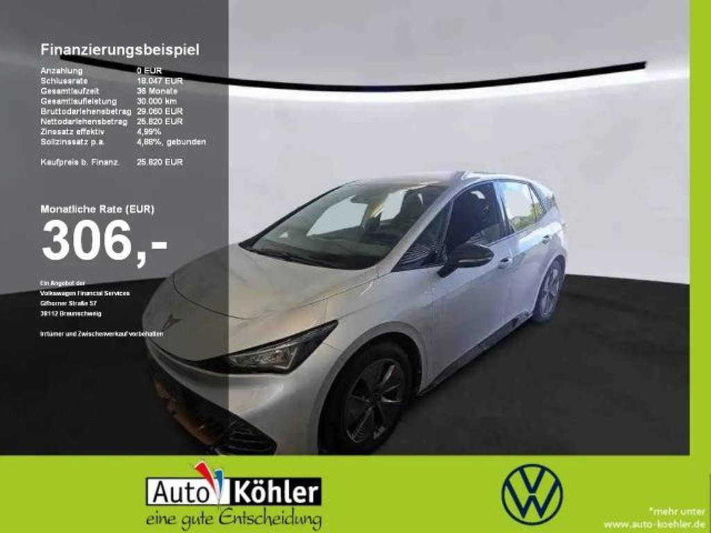 Cupra Born electric ACC+LED+Navi+Virt+PDC+Kamera