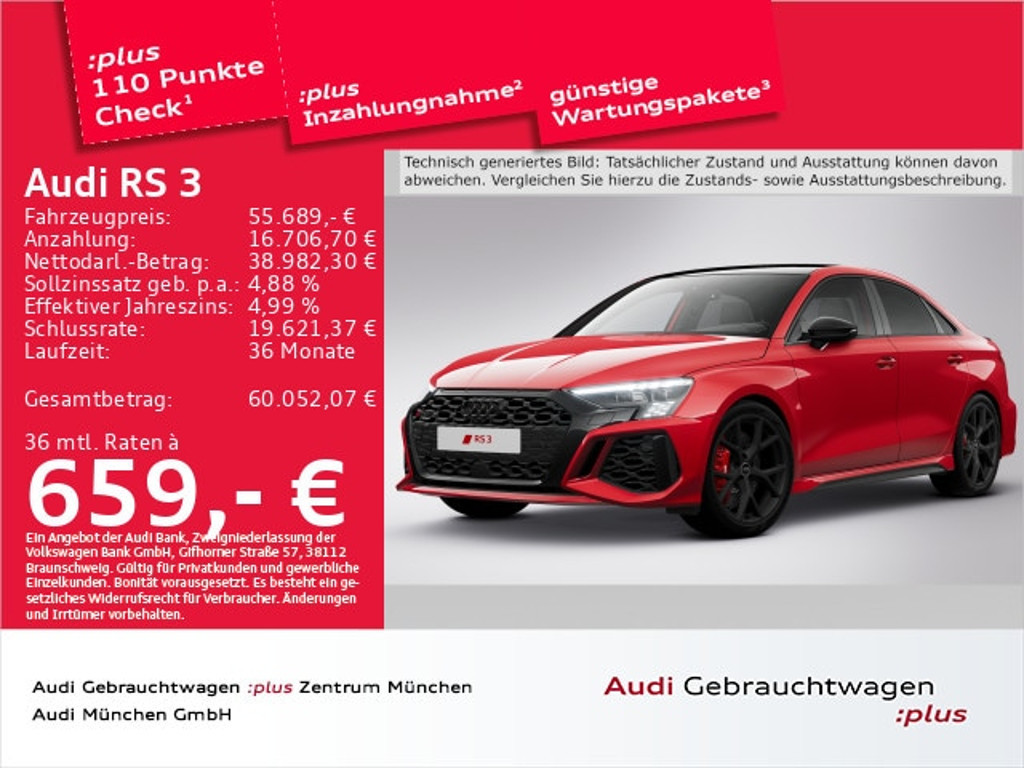 Audi RS3 Sedan Quattro S-Tronic