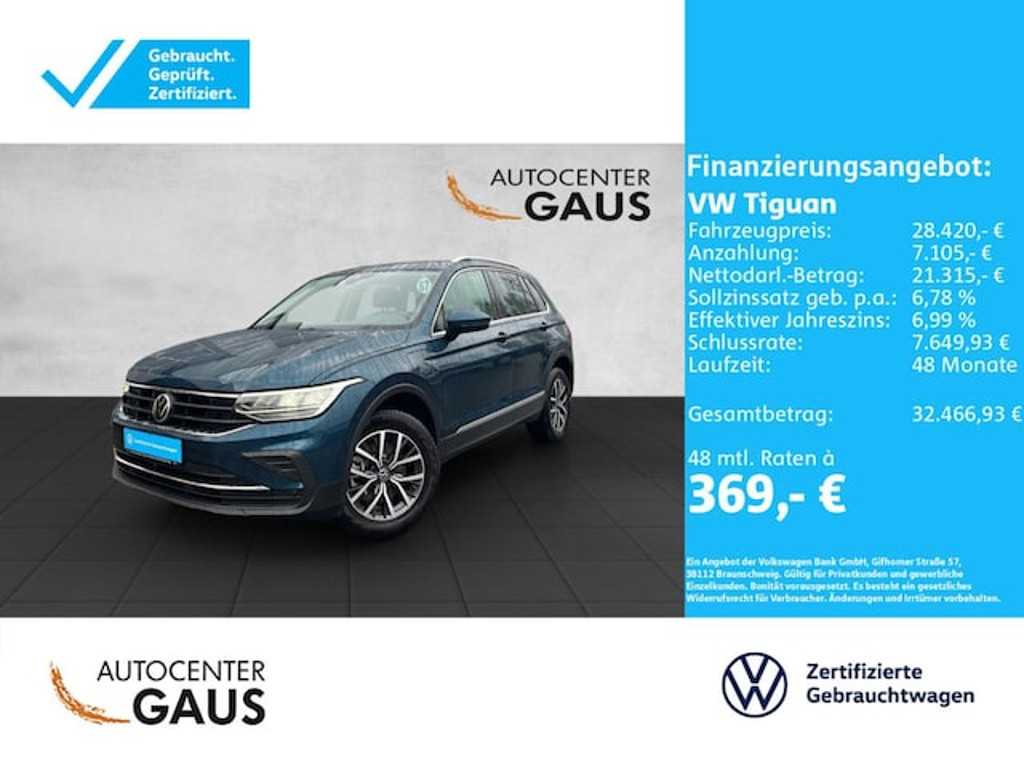 Volkswagen Tiguan DSG Life eHybrid 1.4 TSI