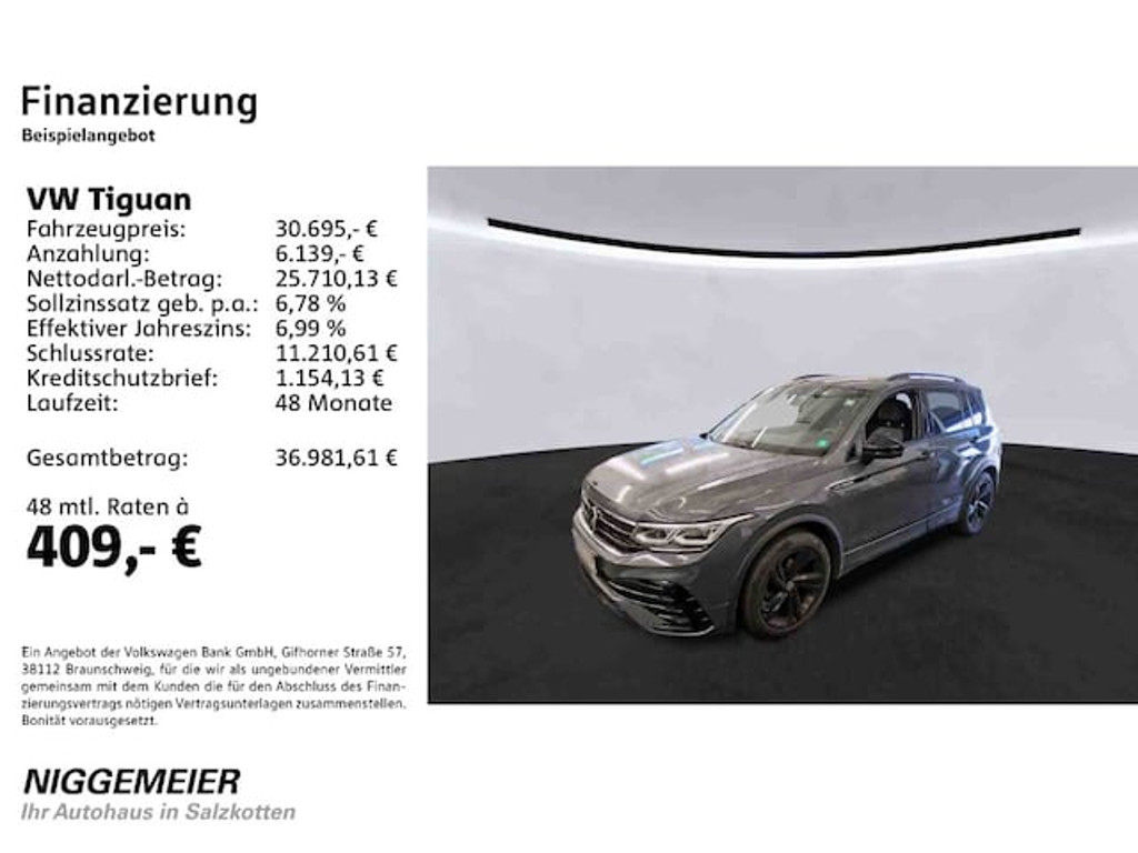 Volkswagen Tiguan DSG R-Line 2.0 TDI