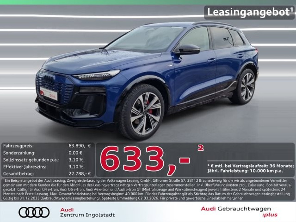 Audi Q6 e-tron SUV e-tron Audi Q6 SUV e-tron