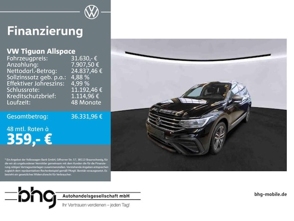 Volkswagen Tiguan DSG Life Allspace 2.0 TDI