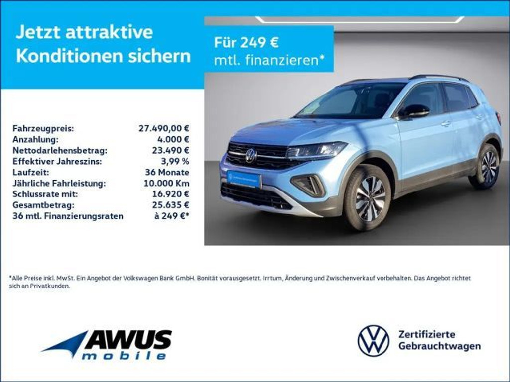 Volkswagen T-Cross DSG 1.0 TSI