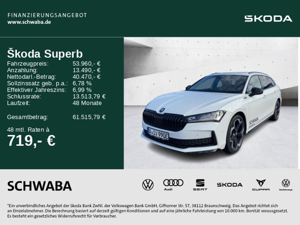 Skoda Superb Combi Sportline iV