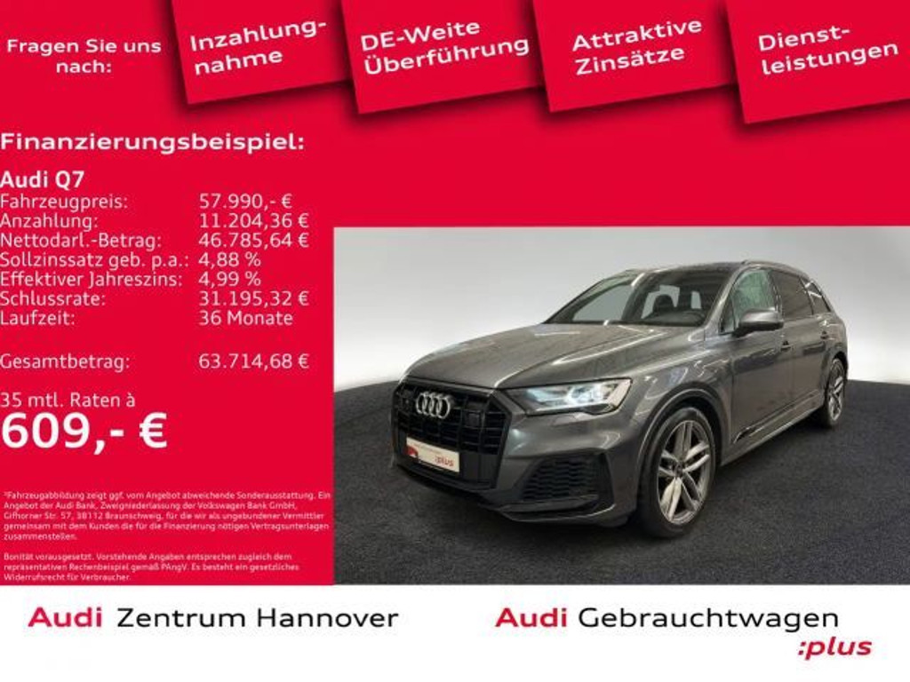 Audi Q7 Quattro S-Line Hybride