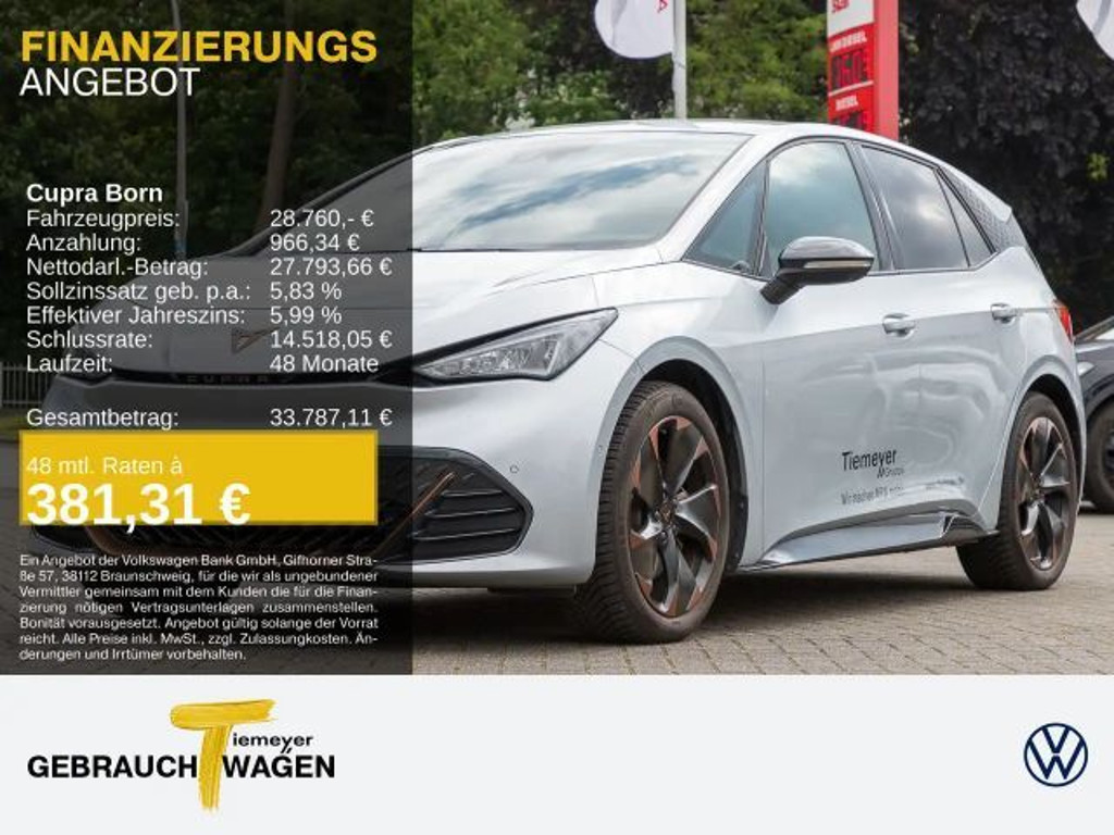 Cupra Born 360 ALLWETTER LM19 PRIVACY SITZHZ