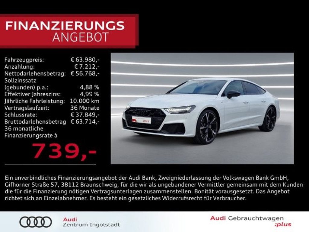Audi A7 Sportback Quattro S-Tronic 40 TDI