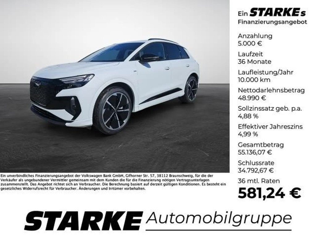 Audi Q4 e-tron S-Line