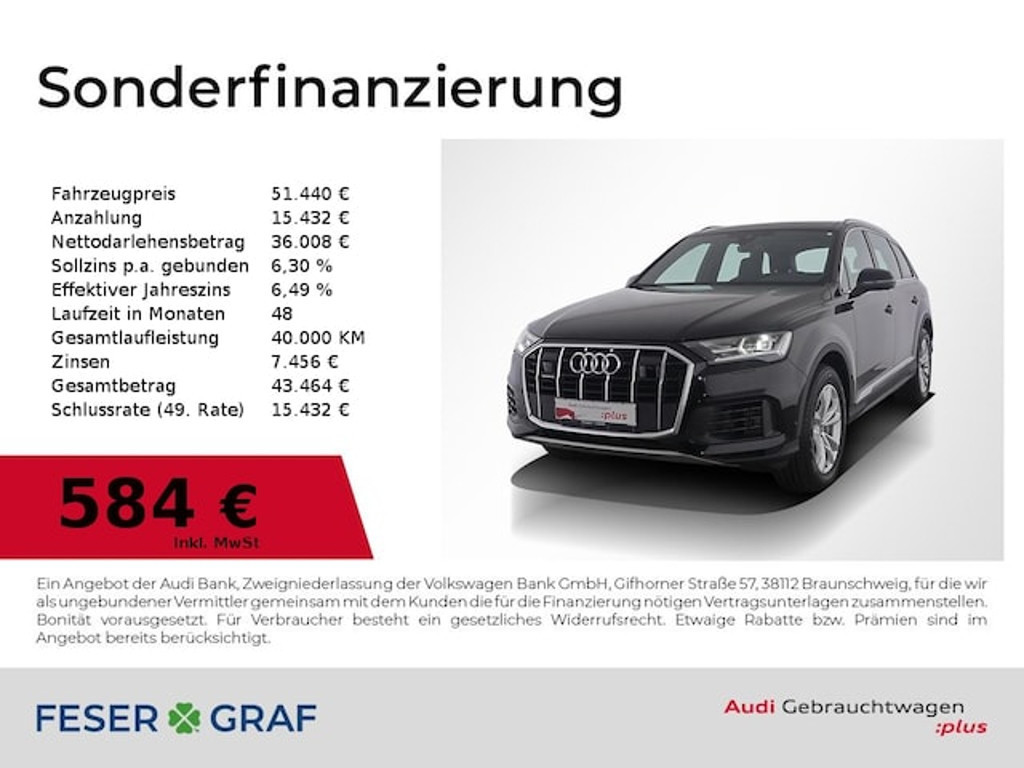 Audi Q7 Quattro Hybride 55 TFSI