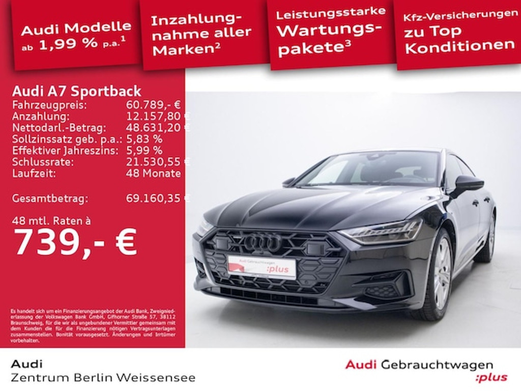 Audi A7 Sportback Quattro 50 TDI