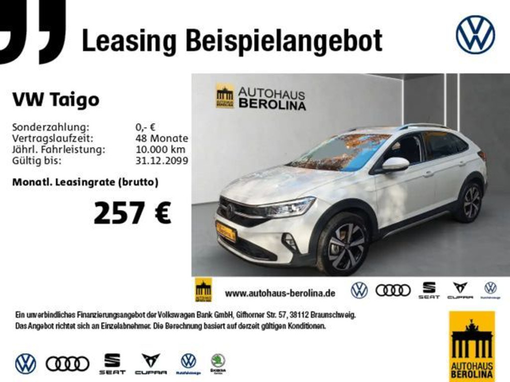 Volkswagen Taigo DSG Style 1.5 TSI IQ.Drive