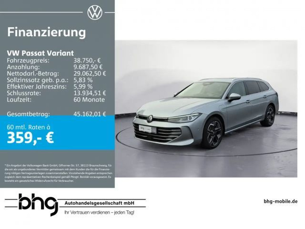 Volkswagen Passat DSG Variant eHybrid Elegance Elegance