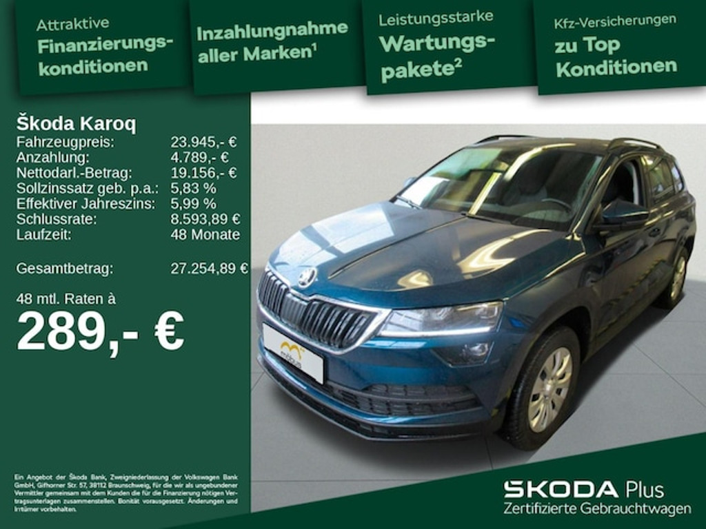 Skoda Karoq Style 1.0 TSI Style