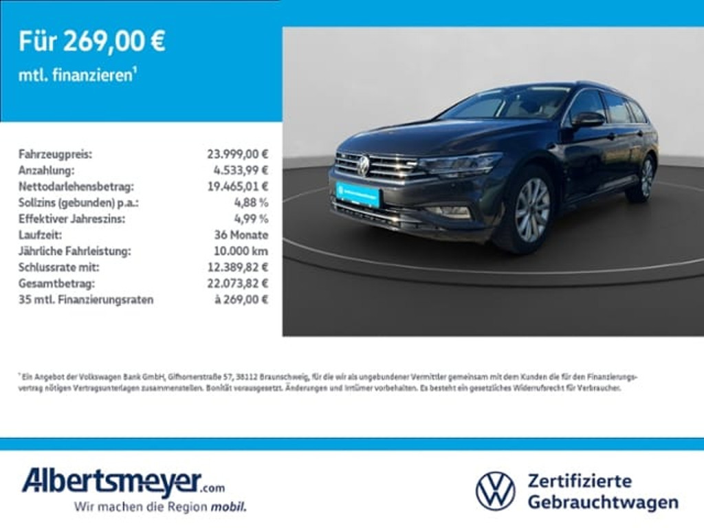 Volkswagen Passat DSG Variant 1.5 TSI