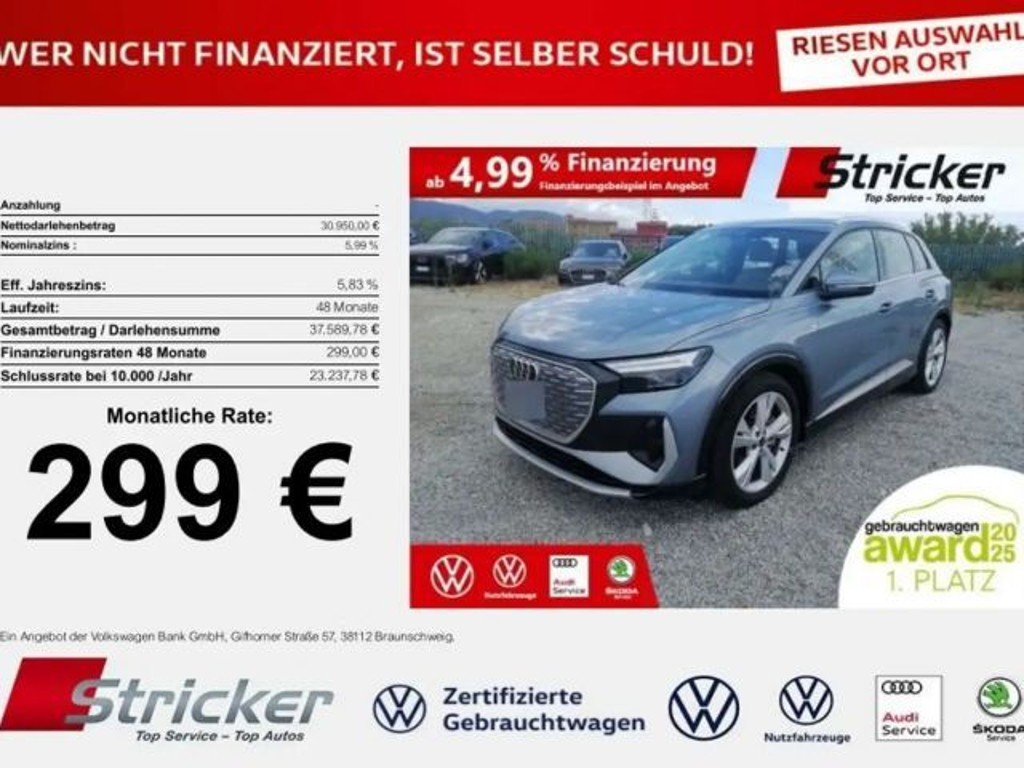 Audi Q4 e-tron S-Line