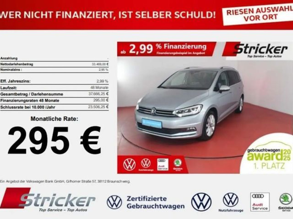 Volkswagen Touran DSG Highline 2.0 TDI