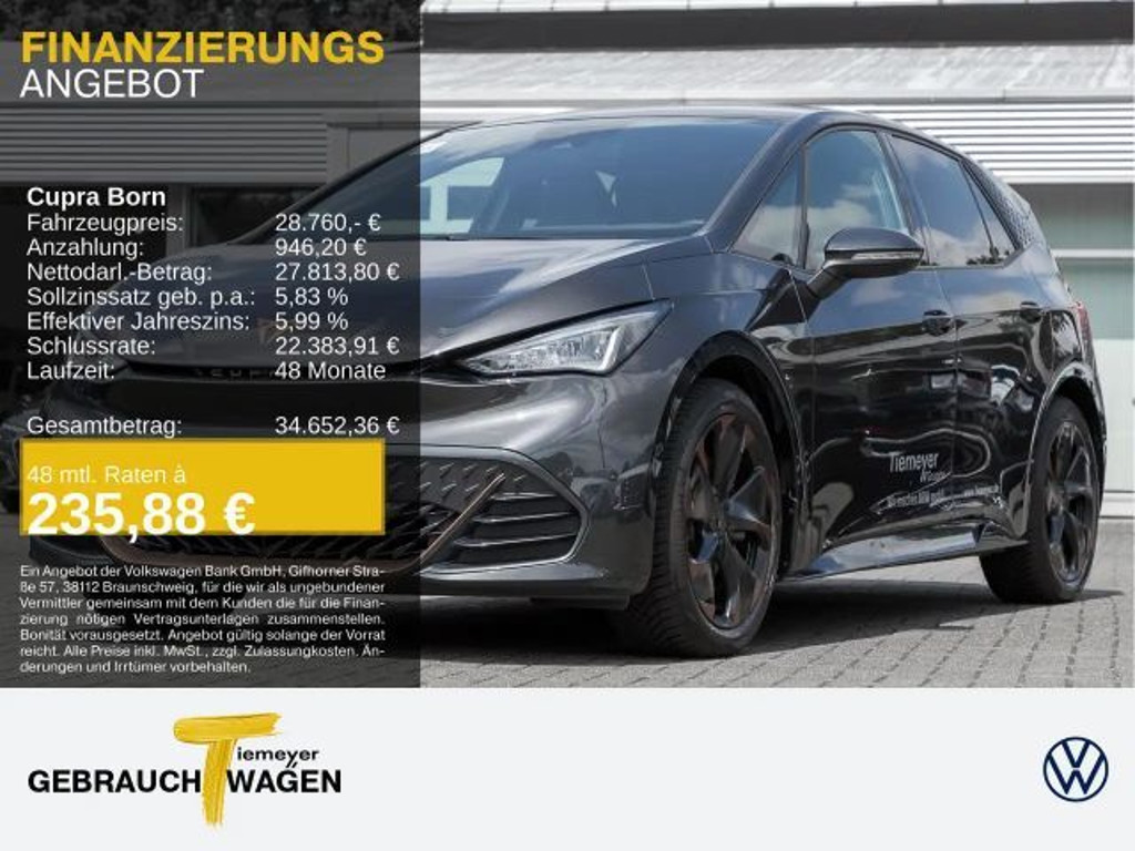 Cupra Born 360 ALLWETTER LM19 PRIVACY SITZHZ