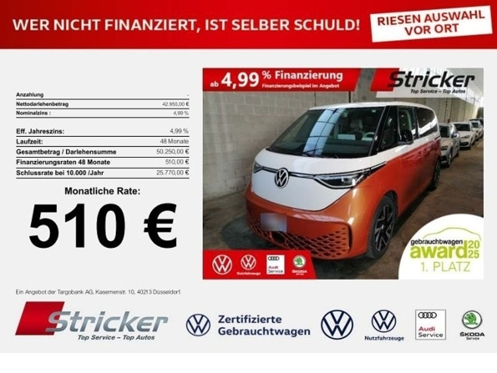 Volkswagen ID.Buzz 77 KWh IQ.Drive 150 kW