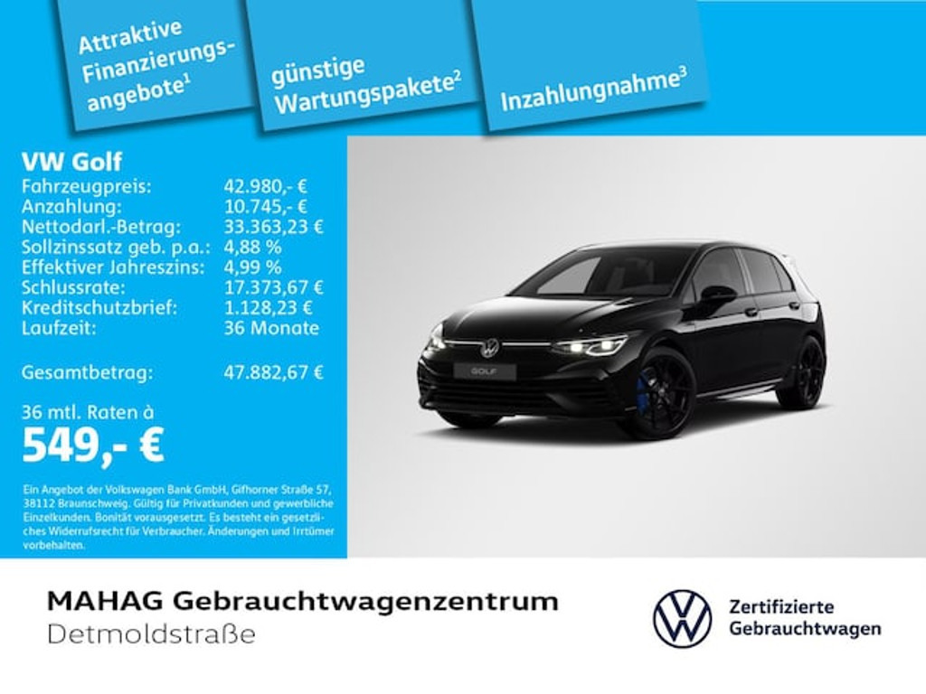 Volkswagen Golf DSG IQ.Drive Golf VIII 2.0 TSI