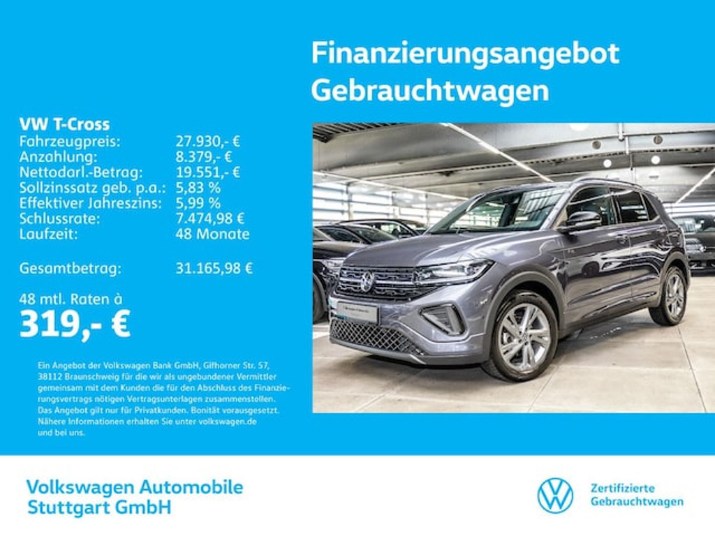 Volkswagen T-Cross DSG R-Line 1.5 TSI