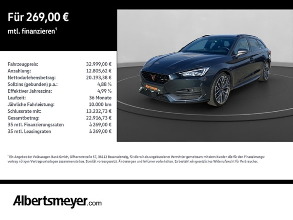 Cupra Leon Sportstourer 4Drive 2.0 TSI VZ