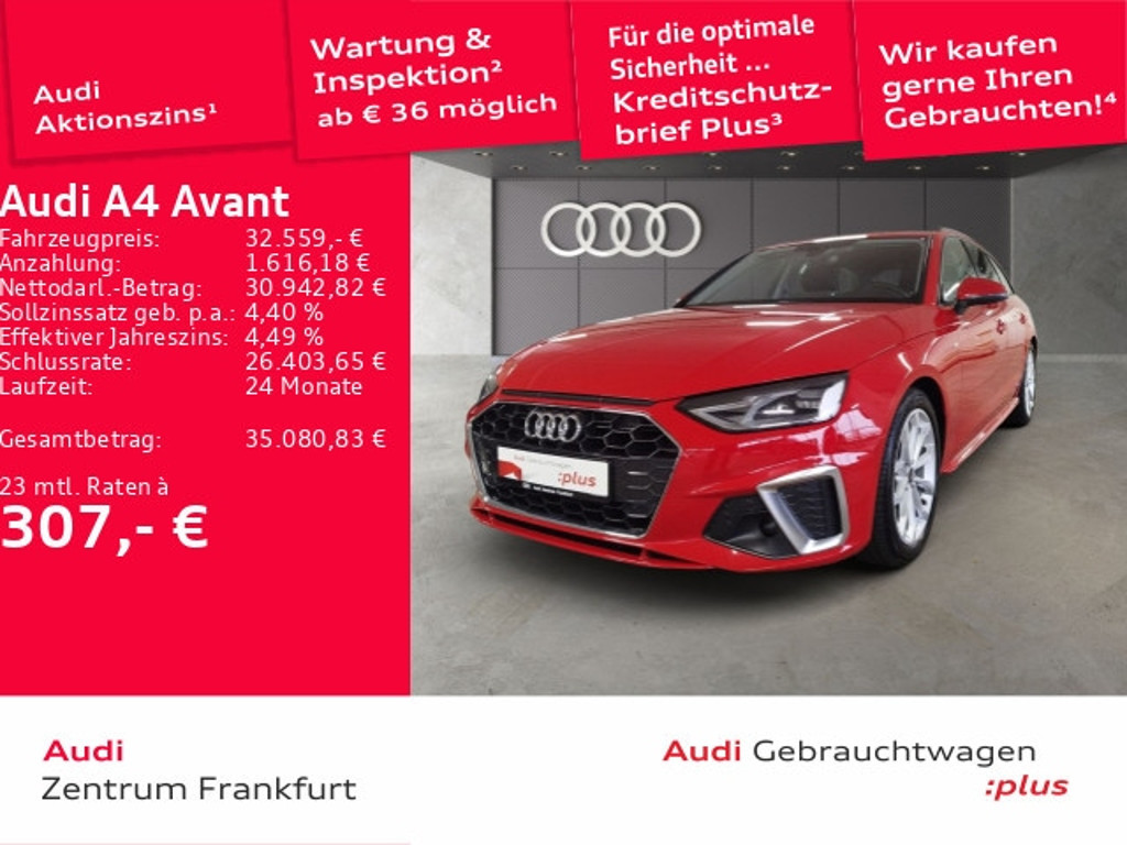 Audi A4 Avant S-Line S-Tronic 30 TDI