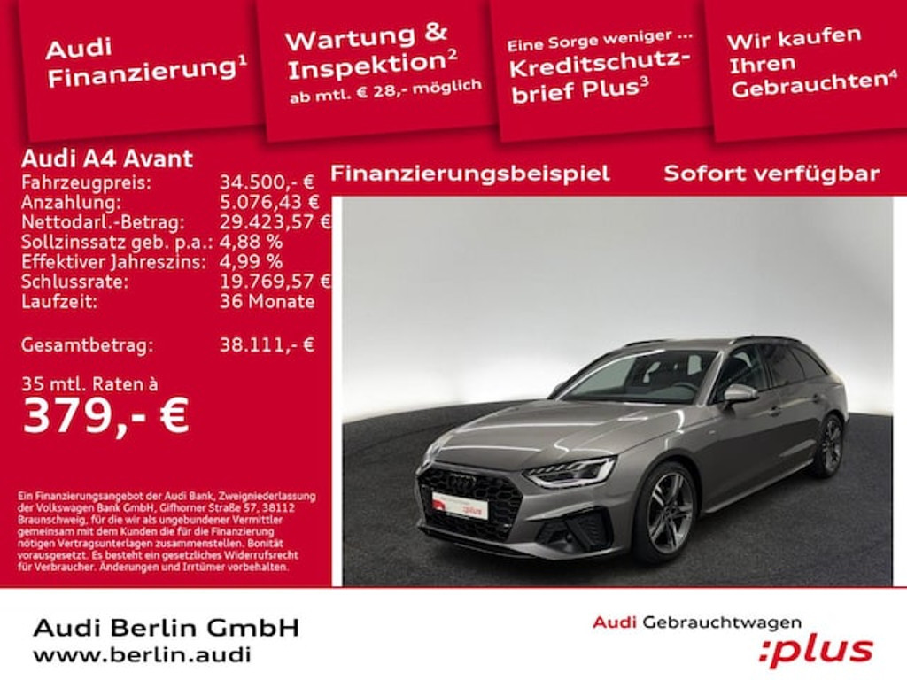 Audi A4 Avant S-Tronic 35 TDI