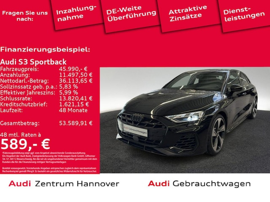 Audi S3 Sportback Quattro S-Tronic