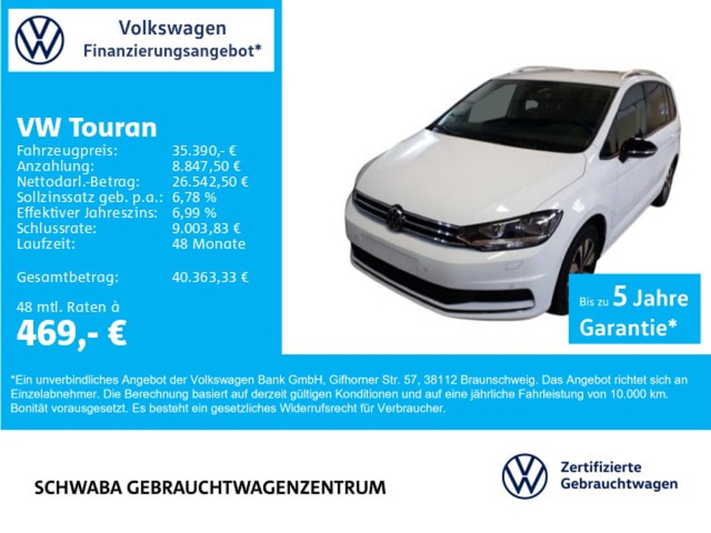 Volkswagen Touran DSG 1.5 TSI
