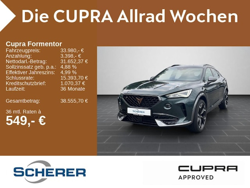 Cupra Formentor 4Drive 2.0 TSI VZ
