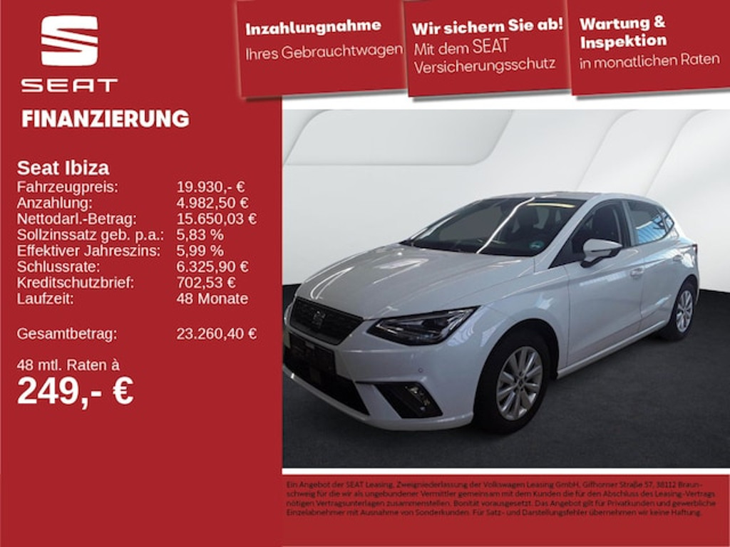 Seat Ibiza Style 1.0 TSI