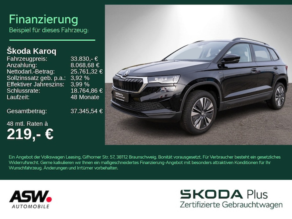 Skoda Karoq 1.5 TSI Selection