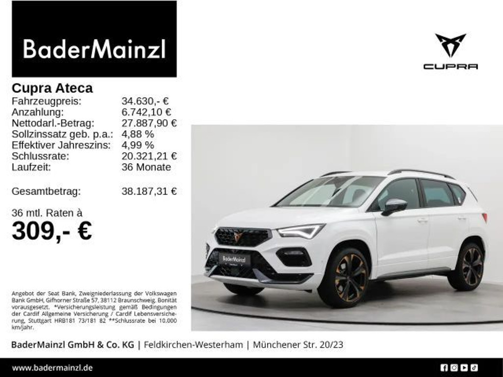 Cupra Ateca 1.5 TSI DSG