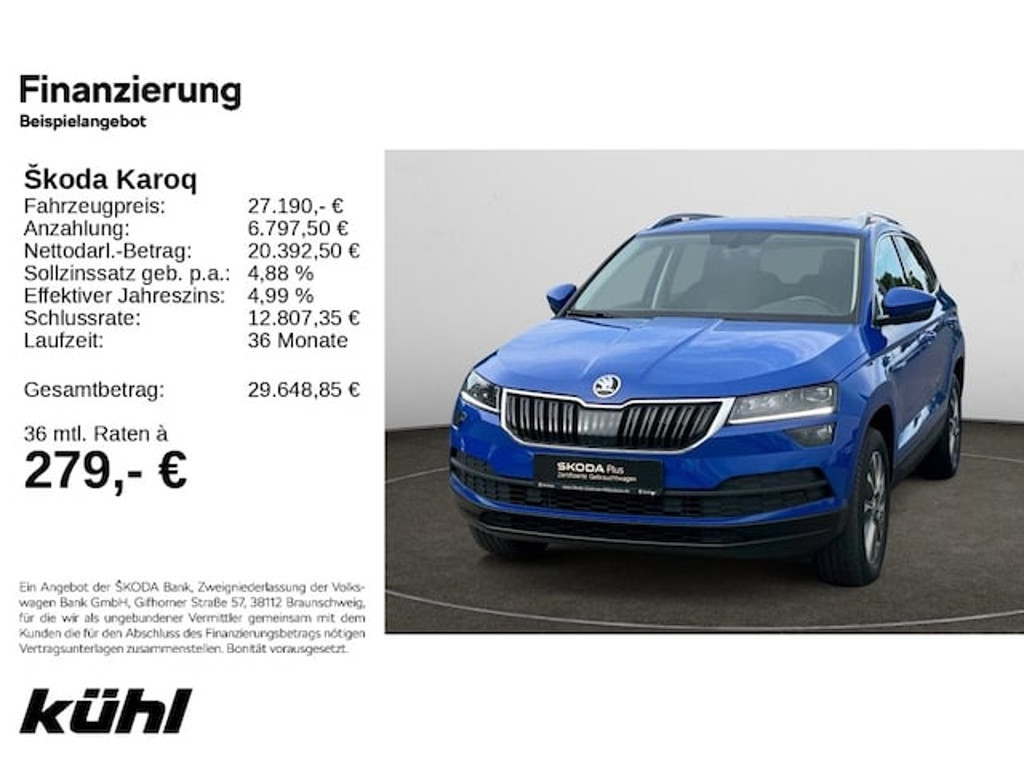 Skoda Karoq 4x4 Clever 2.0 TDI