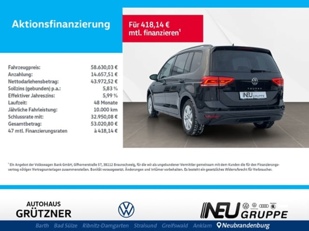 Volkswagen Touran DSG 1.5 TSI