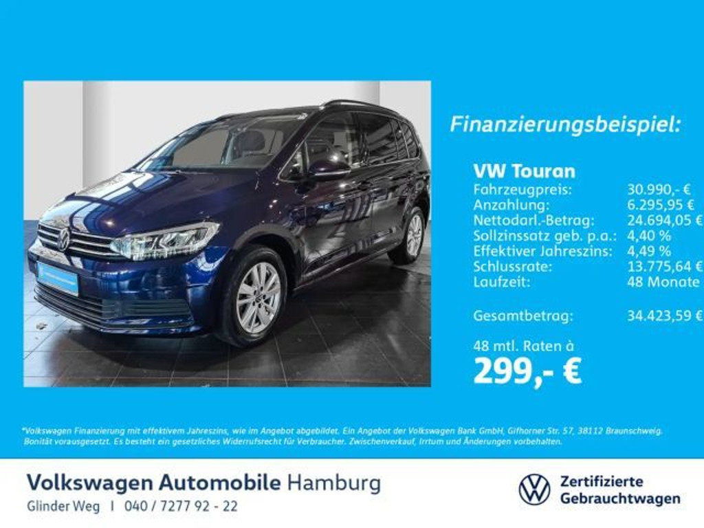 Volkswagen Touran Comfortline DSG 2.0 TDI