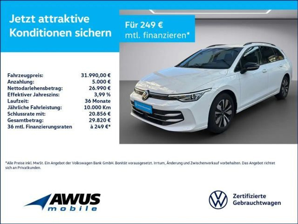 Volkswagen Golf DSG Variant Golf VIII 1.5 eTSI