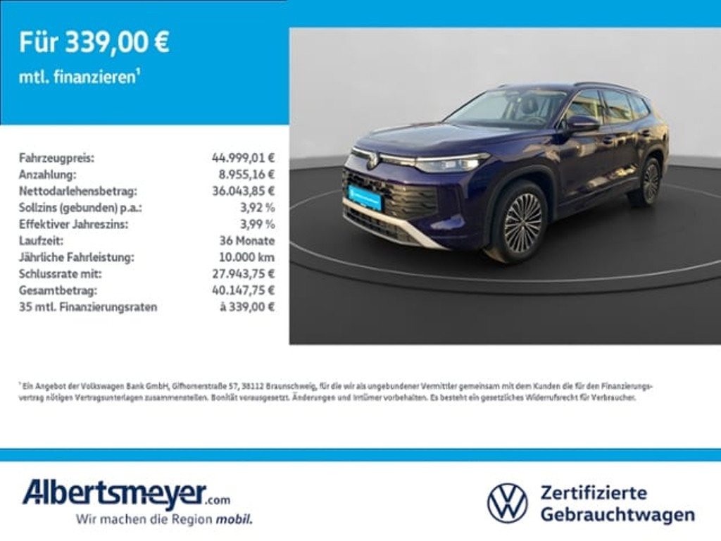 Volkswagen Tayron DSG 1.5 eTSI