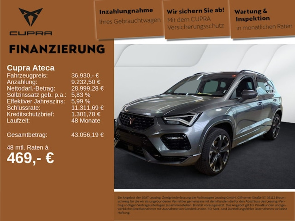 Cupra Ateca 4Drive 2.0 TSI