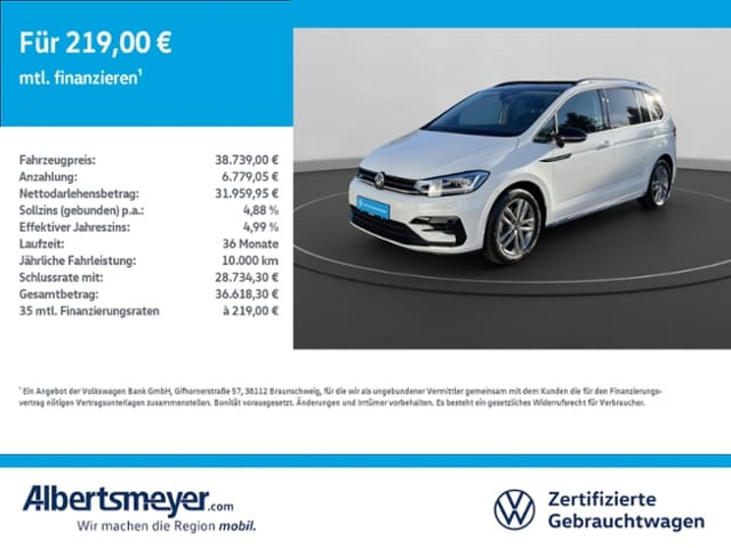 Volkswagen Touran DSG R-Line 2.0 TDI