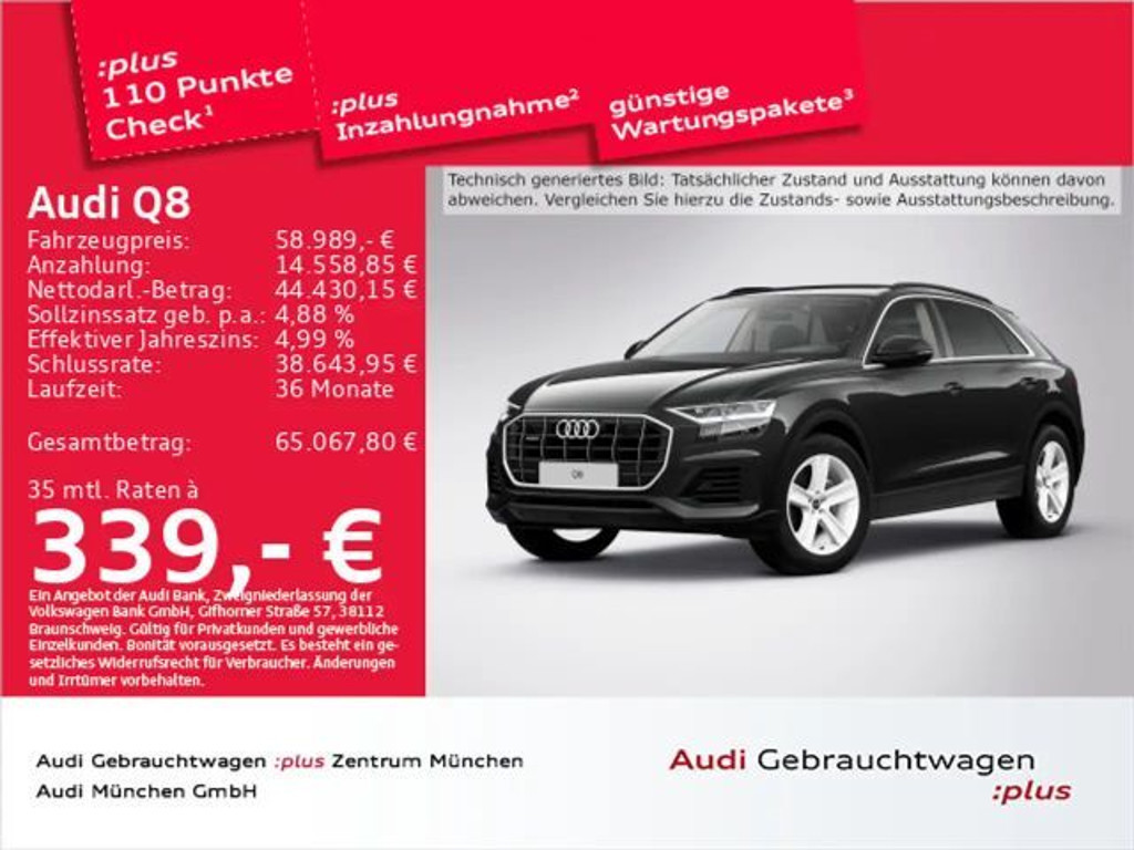 Audi Q8 Quattro 55 TFSI