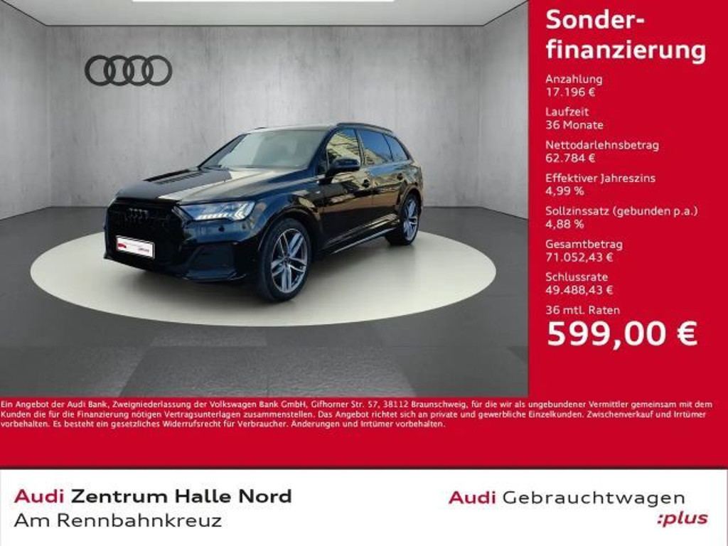 Audi Q7 Quattro S-Line 50 TDI