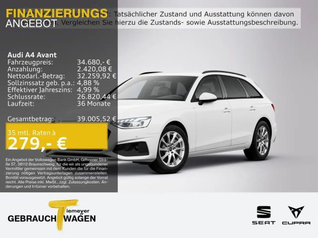 Audi A4 S-Line 40 TFSI