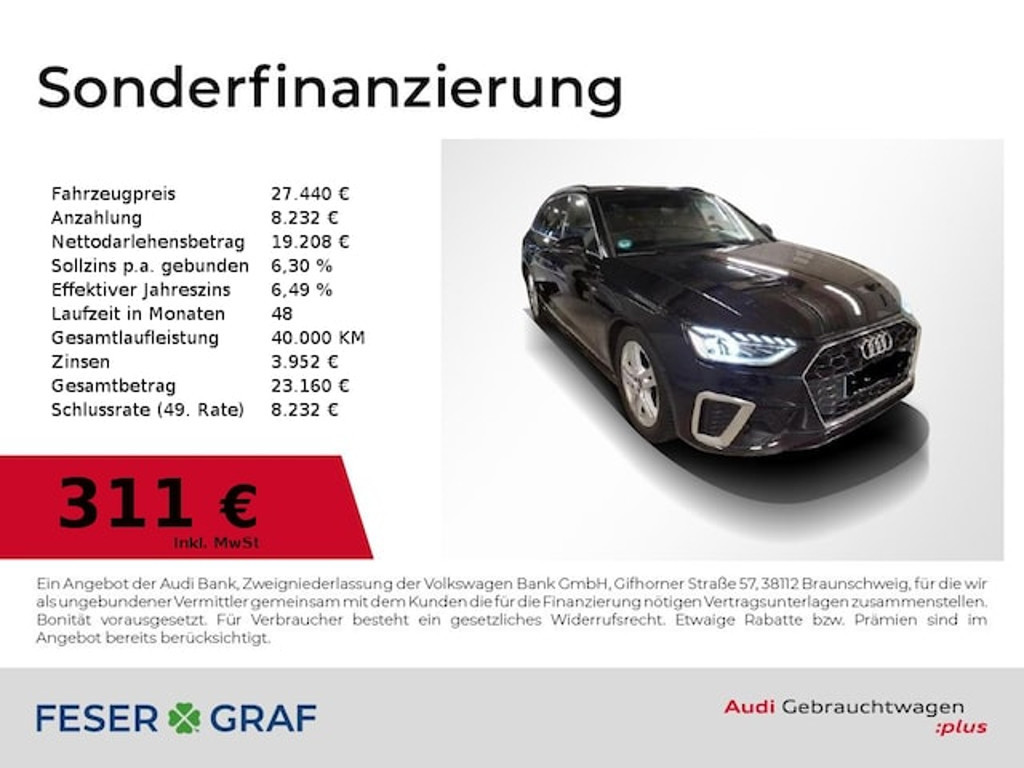 Audi A4 Avant S-Tronic 30 TDI