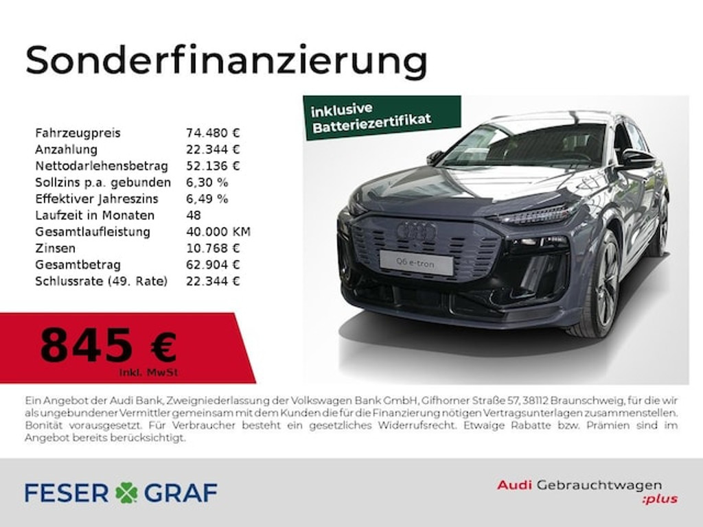 Audi Q6 e-tron Quattro