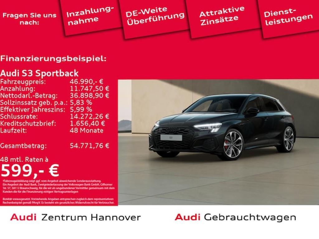 Audi S3 Sportback Quattro S-Tronic