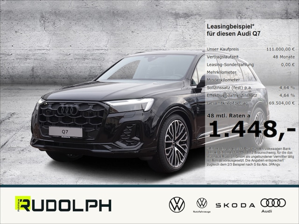 Audi Q7 Quattro S-Line 50 TDI