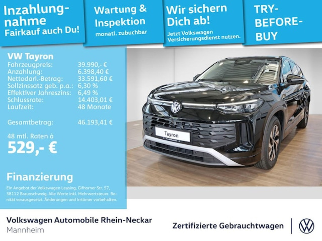 Volkswagen Tayron Life 1.5 eTSI