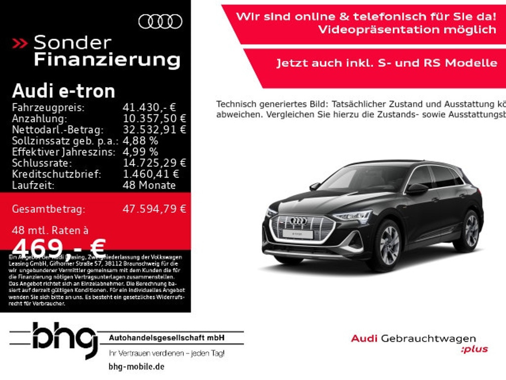 Audi e-tron Quattro S-Line 55